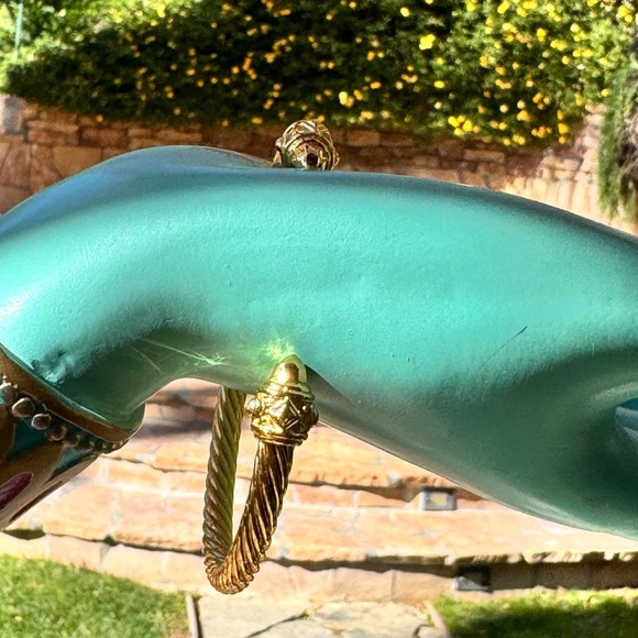 Authentic David Yurman Gold-Tone Cable Bracelet/Open Cuff - Picture 11 of 15